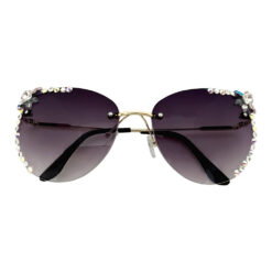Zonnebril diamant paars