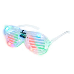 LED shutter bril RGB transparant