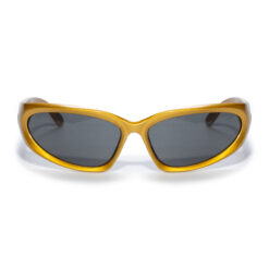 Alternative view of Zonnebril sportief model goud - Met zwarte glazen