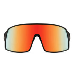 Alternative view of Zwarte sport zonnebril - Oranje glazen