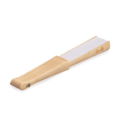 Alternative view of Ravelife Festival Neckfan - Handwaaier met koord - Hout - Wit