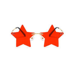 Partybril ster rood