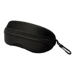 Alternative view of Hardcase Brillendoosje met Rits en Clip – Stevig & Compact – Zwart