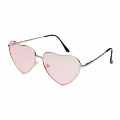 Alternative view of Hartjes partybril | roze lenzen
