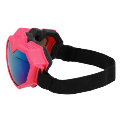 Alternative view of Party skibril UV Blacklight - Verstelbare feestbril - Hartjesbril - Neon roze