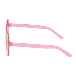 Alternative view of Partybril met diamantjes - Hartjesbril met roze glazen