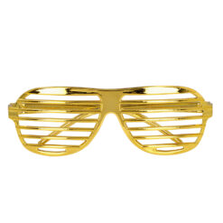 Shutterbril goud - Partybril piloot