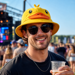Alternative view of Duck Bucket Hat – Gele Badeend Festival Hoed - 56-58 cm